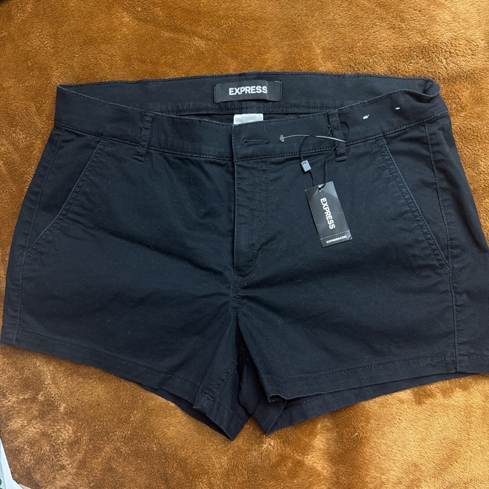 NWT Express Mid-Rise Black Women's Shorts